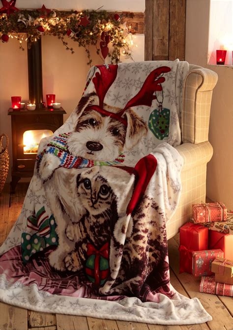 Christmas Soft Fleece Throws Decorative Bed Sofa Blanket Xmas Father Christmas | eBay