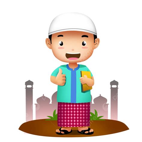 Muslim Boy Cartoon, Muslim Boy, Kids Cartoon, Male Character PNG Transparent Clipart Image and ...