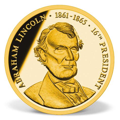 Abraham Lincoln Commemorative Gold Coin | Solid Gold | Gold | American Mint