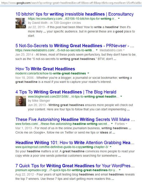 marketing - Are headlines about lists superior in print as they are in web content? - Writers ...