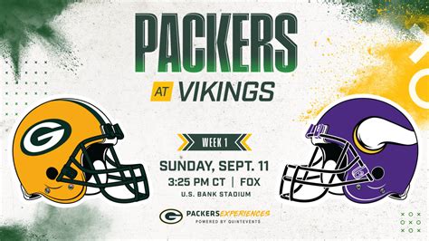 Week 1: Packers visit the Minnesota Vikings