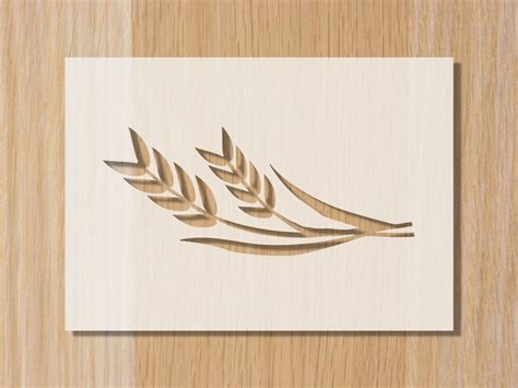 Sourdough Bread Stencil Wheat Stalk Baking Stencil Bread - Etsy