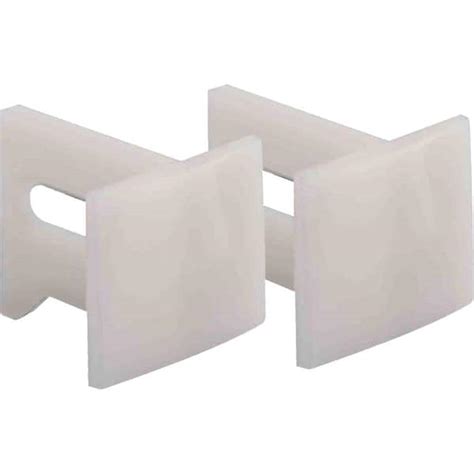 Prime-Line Pocket Door Bottom Guides, 1-1/8 in., Plastic, White (2-pack) N 7015 - The Home Depot