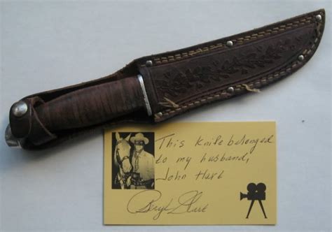 (John Hart) LONE RANGER Owned Kinfolks 9165 Bowie Knife