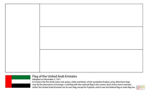 19 Uae Flag Coloring Pages - Printable Coloring Pages