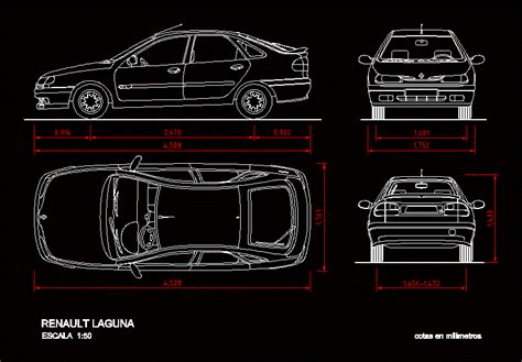 Car 2D DWG Model for AutoCAD • Designs CAD