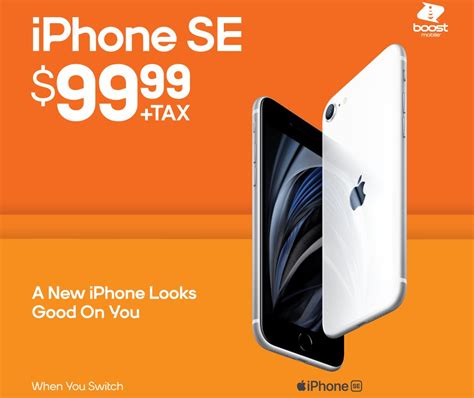 Boost Mobile's October 2020 Deals Include $99.99 iPhone SE