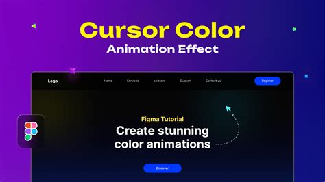 Cursor color animation effect in figma | Figma