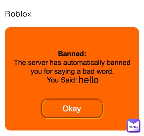 Roblox hello | @MemerTeamerLOL | Memes