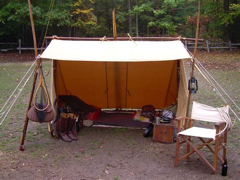 Well-appointed Whelen display at Cradle of Forestry demonstration camp. | Bushcraft shelter ...