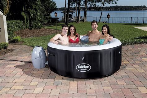 Bestway-Hot-Tub-Heated-Massage-Spa-Pool-Portable-Jacuzzi-Outdoor-4-Person-Patio | eBay