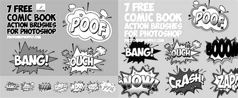 Comic Illustration Brushes | PSDDude