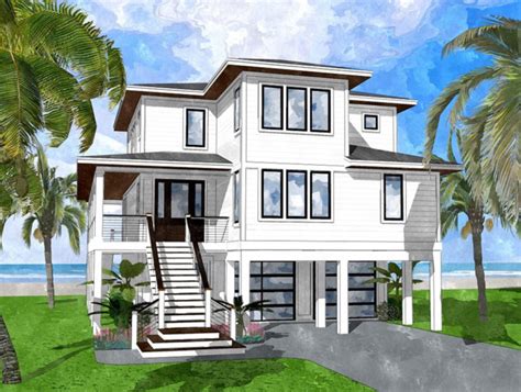 Dorians Beach - Coastal House Plans from Coastal Home Plans