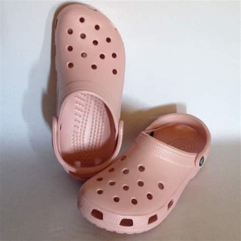 Womens Pastel Pink Crocs, Women's Fashion, Footwear, Flats & Sandals on Carousell