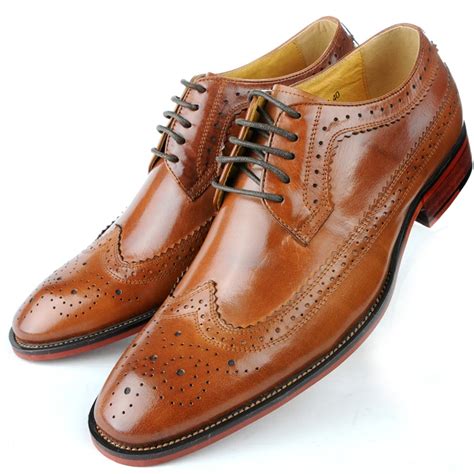 Aliexpress.com : Buy Genuine Leather Mens Derby Shoes Classic Oxfords Wedding Dress Shoes ...