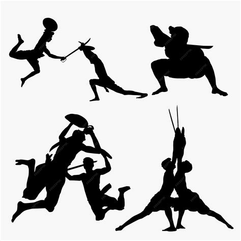 Premium Vector | Kalari martial arts