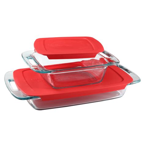 Pyrex Easy Grab 4-piece Bakeware Set - Walmart.com - Walmart.com