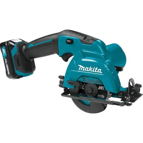 Makita 12V max CXT Lithium-Ion Cordless 3-3/8 in. Circular Saw Kit, Case (2.0Ah) SH02R1 - The ...