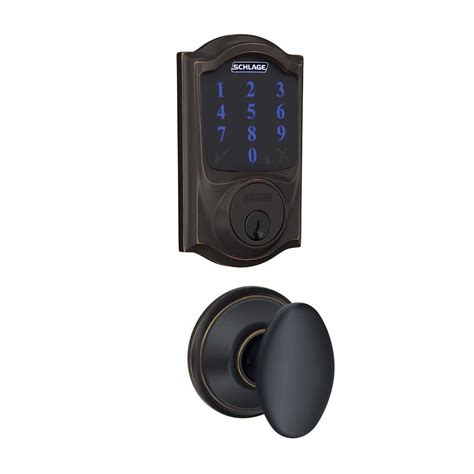 Schlage camelot aged bronze keypad electronic deadbolt 2 pack – Artofit