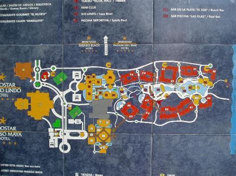 Resort map - Lindo & Maya - Picture of Iberostar Paraiso Lindo, Playa Paraiso - TripAdvisor