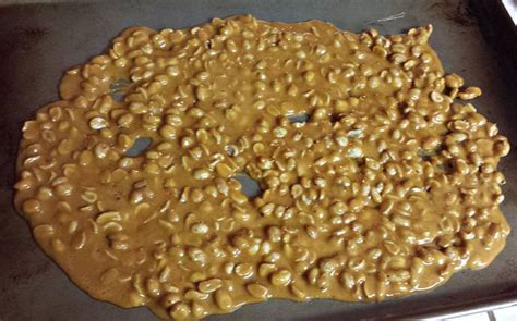 Spicy Peanut Brittle Recipe (Using Leftover Cowboy Candy Syrup) - Our Little Homestead