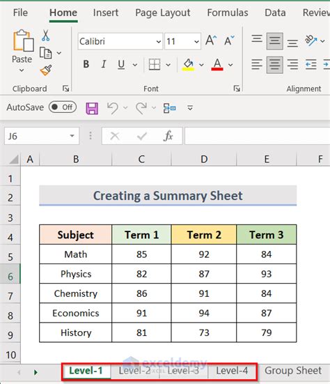 How to Create a Summary Sheet in Excel (4 Easy Ways)