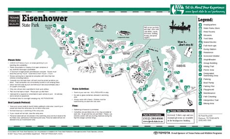 Eisenhower Texas State Park Map - Eisenhower Texas • mappery