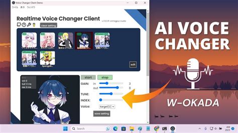 How to Setup Realtime Voice Changer AI | W-Okada - YouTube