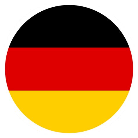 German Flag In Circle Clipart - Full Size Clipart (#476807) - PinClipart