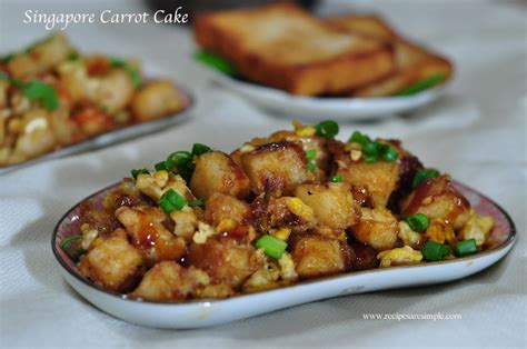 Singapore Carrot Cake | Fried Carrot Cake Recipe with Video