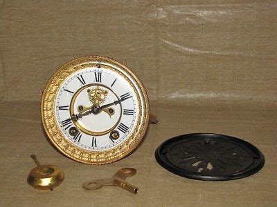 Ansonia Clock Movement Set (Open Escapement) | eBay in 2022 | Ansonia clock, Clock movements ...