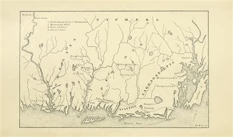 Map of Native American Tribes, Pequot War – Venture Smith’s Colonial CT