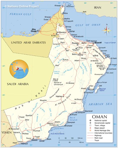 Illustrated Tourist Map Of The Sultanate Of Oman On Behance 1D5