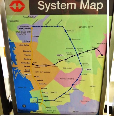 Philippine Travel Reviews and Guides: Manila's Metro Rail Transit (MRT) Map, Railway Stations ...