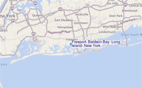 Freeport, Baldwin Bay, Long Island, New York Tide Station Location Guide