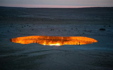 Turkmenistan's 'Door To Hell' Crater Has Been Burning For Fifty Years | Moss and Fog