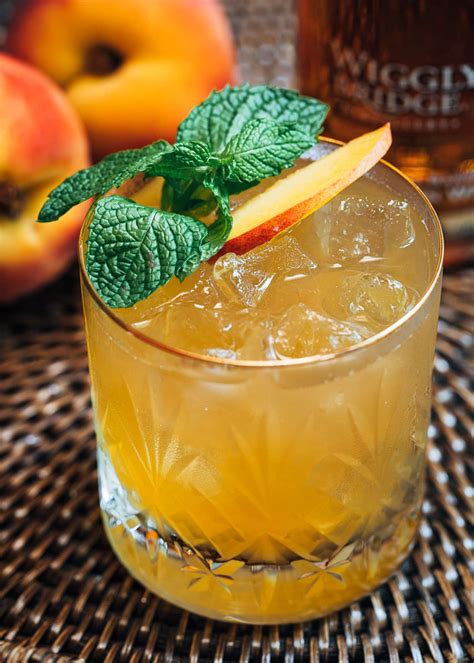 Bourbon Peach Smash - Striped Spatula