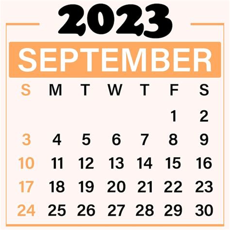 Premium Vector | September 2023 Calendar template illustration