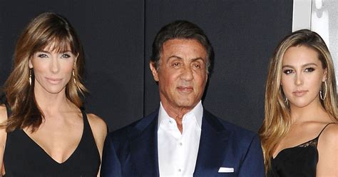 Sylvester Stallone And His Family