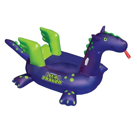 Swimline 90625 Swimming Pool Kids Giant Rideable Sea Dragon Inflatable Float Toy - Walmart.com