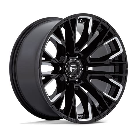 22 Inch Black Milled Wheels Rims Ford F150 Truck 6x135 Lug Fuel Rebar D849 22x12 | eBay