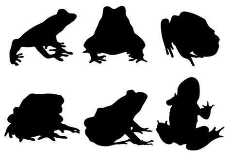 Free Frog Silhouette Vector 99755 Vector Art at Vecteezy