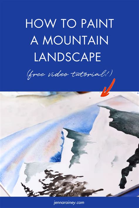 How to Paint a Mountain Scene