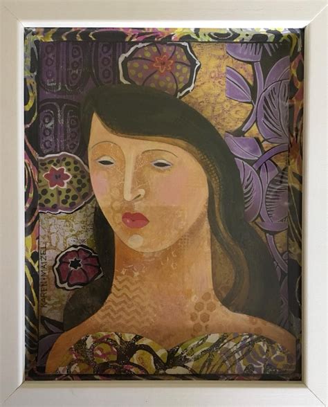 “Lola Dreaming” , 9”x11” shadowbox, acrylic paint with collage. #karenmaizel Shadow Box Art ...