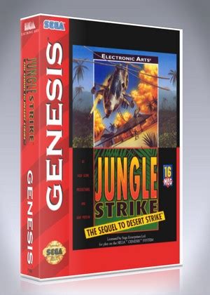 Jungle Strike - Retro Game Cases 🕹️