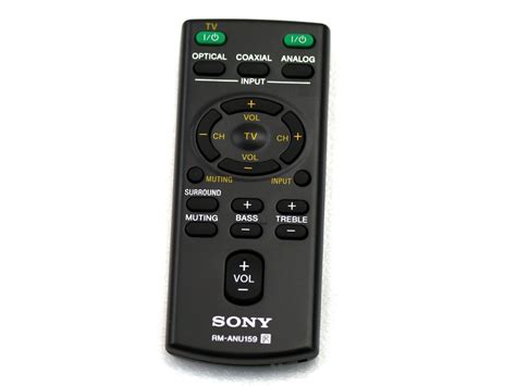 New Sony Sound Bar Remote Control RM-ANU159 HT-CT60 SA-CT60 HT-CT60/C ...