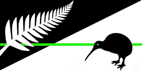 Laser Kiwi Flag Redesign : r/vexillology