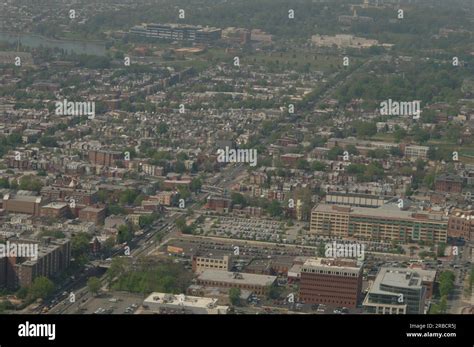 Aerial views of Washington, D.C. buildings, monuments, landscapes ...