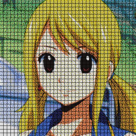 Minecraft Pixel Art Anime Girl