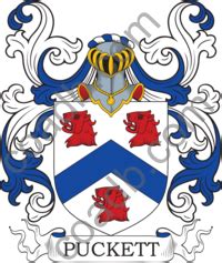 Puckett Family Crest, Coat of Arms and Name History